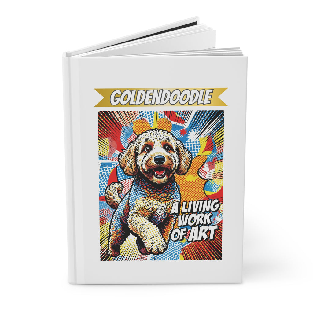 Goldendoodle Notebook | Living Work of Art Collection | Pop Art