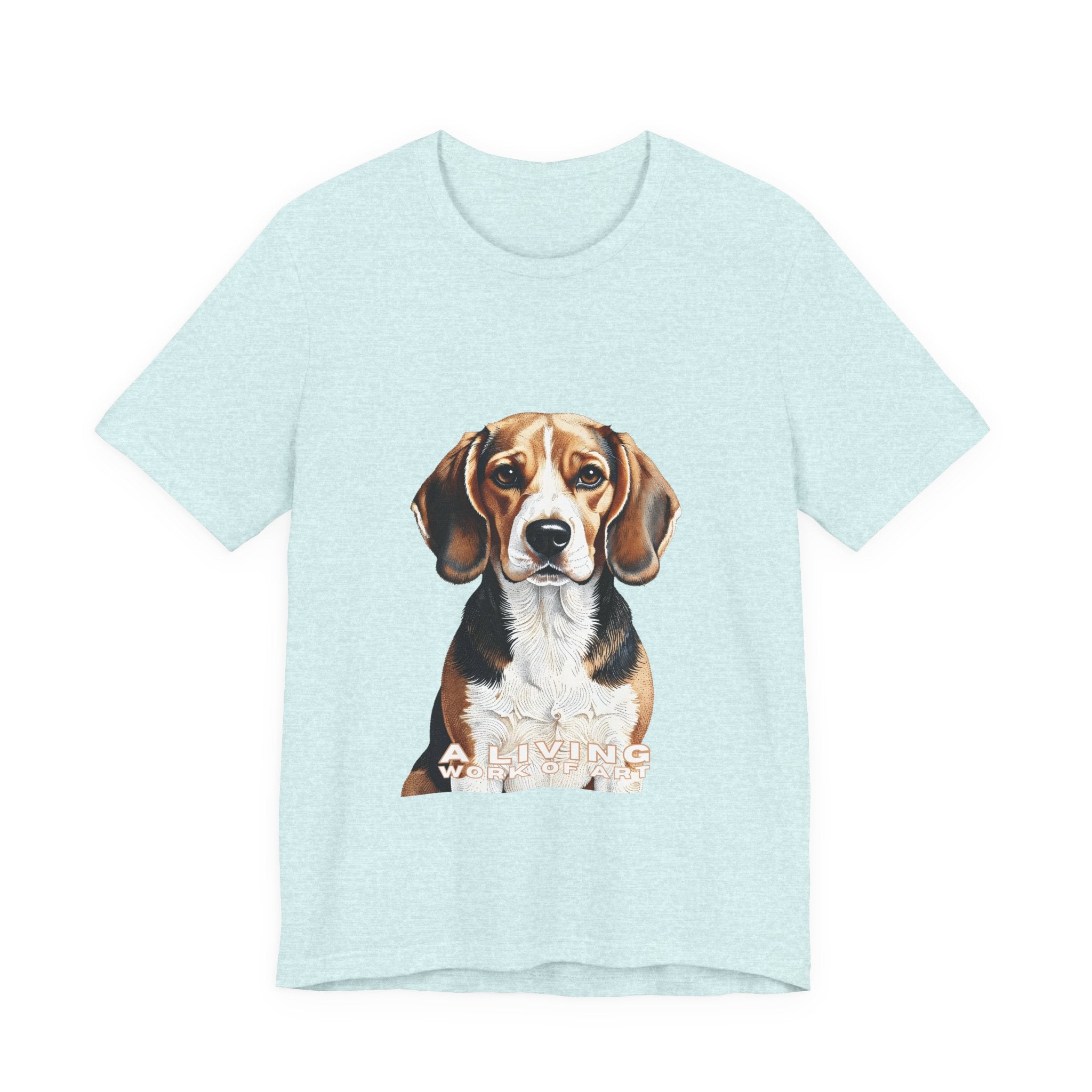 Beagle T Shirt | Living Work of Art Collection | Pointillism Style