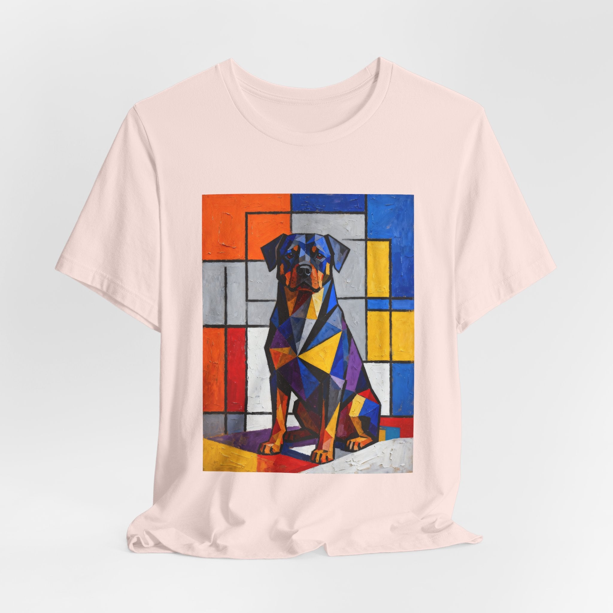 Rottweiler T Shirt | Living Work of Art Collection | Cubist Style