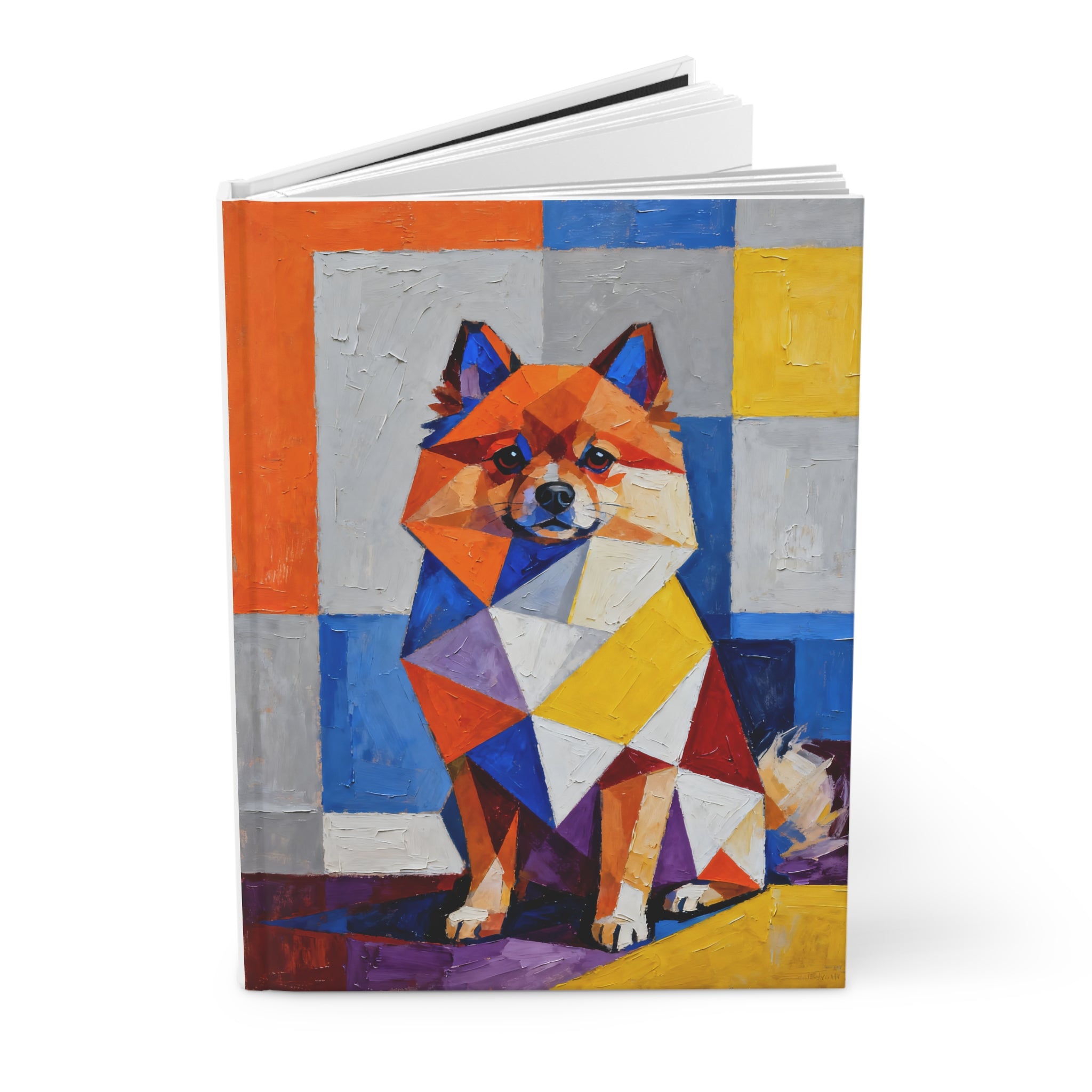 Pomeranian Notebook | Living Work of Art Collection | Cubist Style
