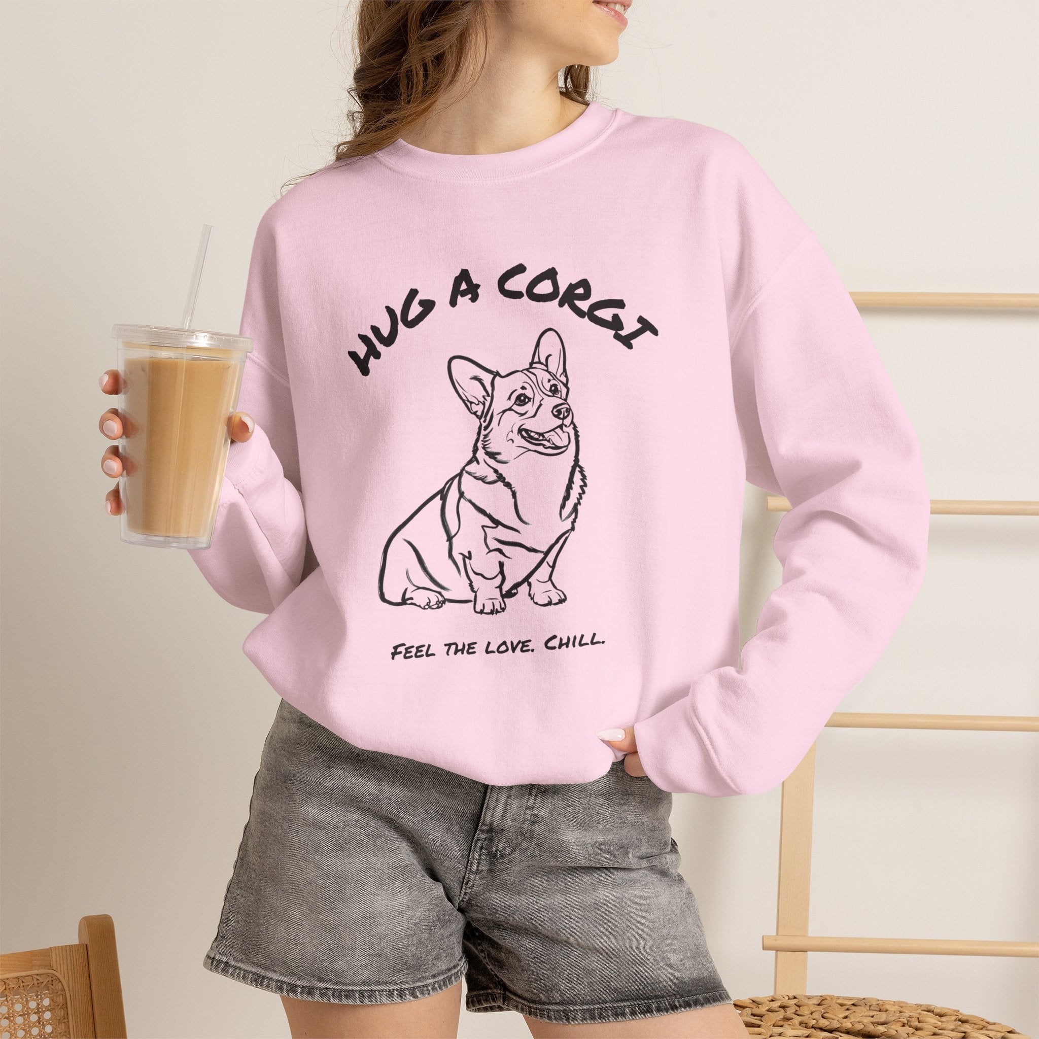 Corgi Sweatshirt | Hug A Corgi