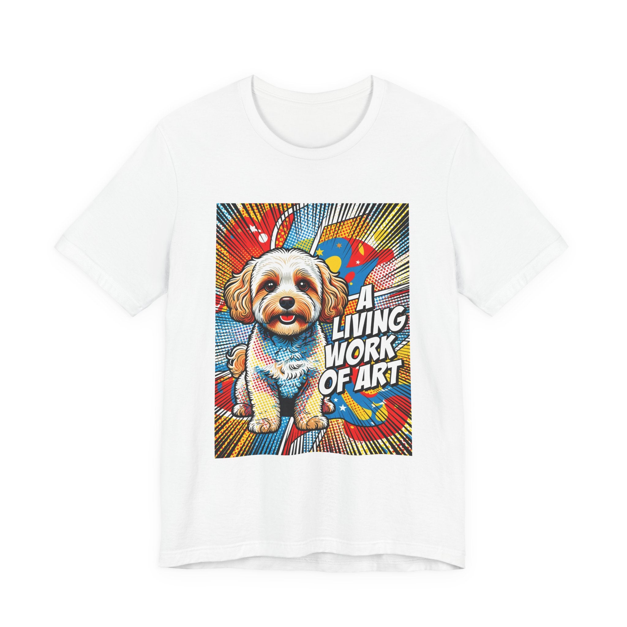 Maltipoo T Shirt | Living Work of Art Collection | Pop Art