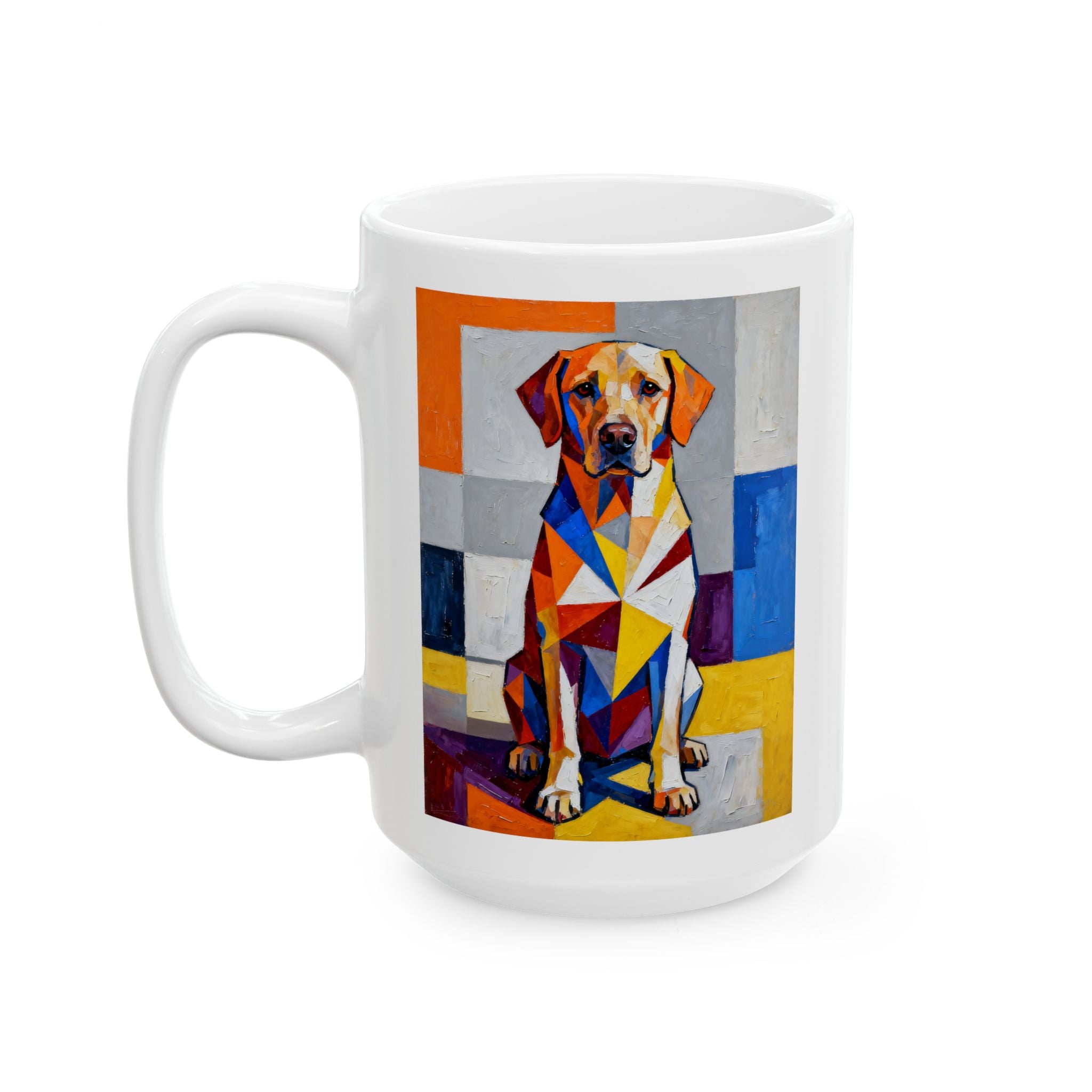 Labrador Retriever Coffee Mug | Living Work of Art Collection | Cubist Style