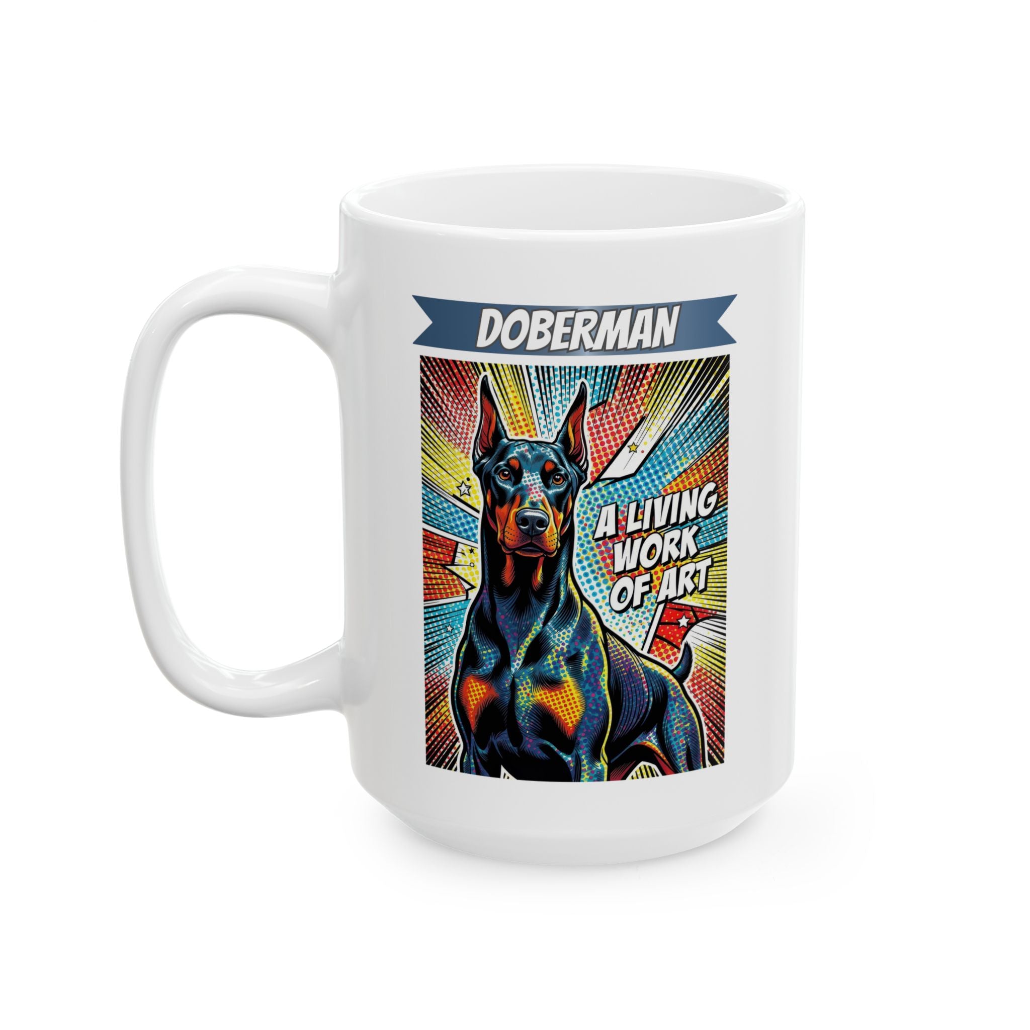 Doberman Pinscher Coffee Mug | Living Work of Art