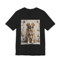 Golden Retriever T Shirt | Living Work of Art Collection | Mosaic Style