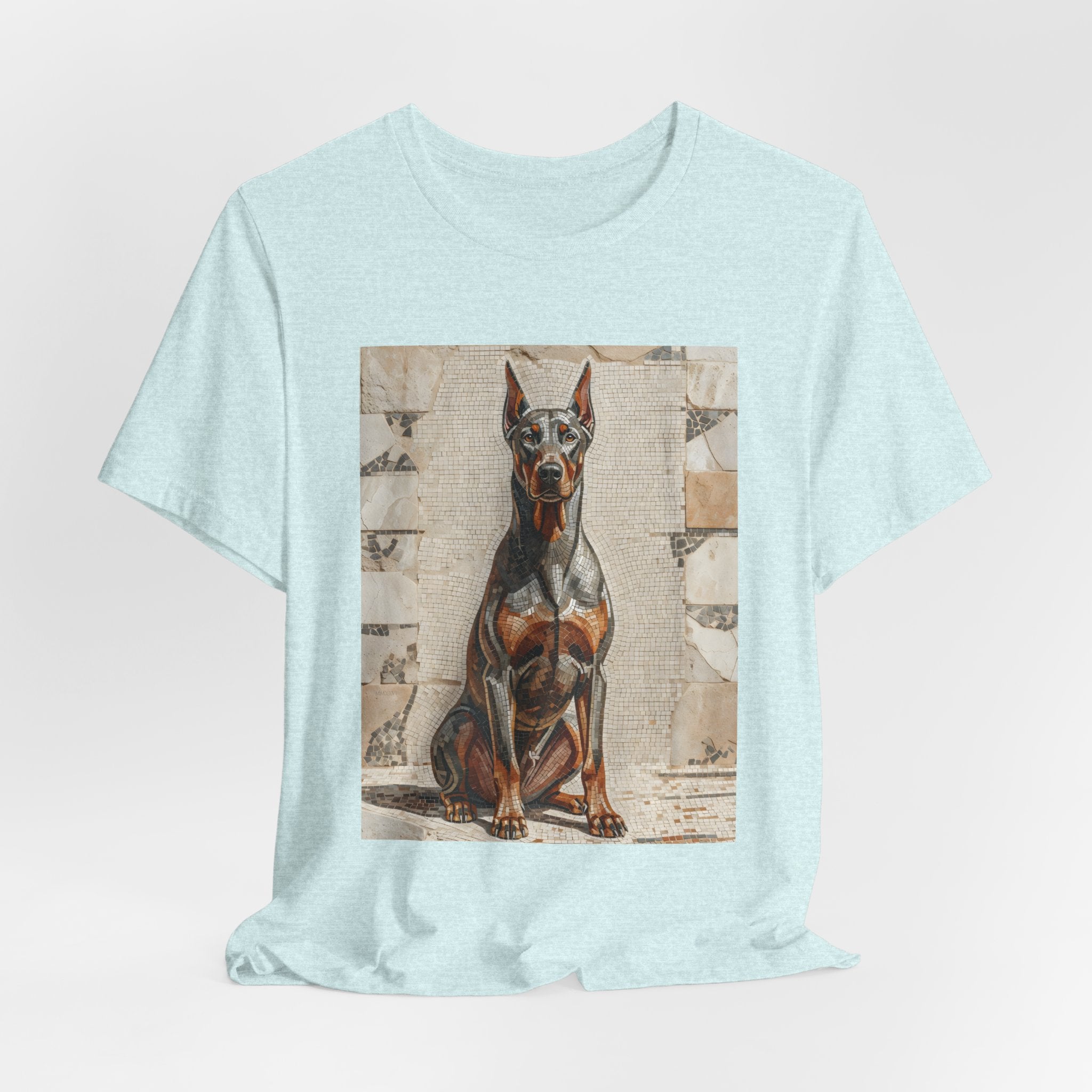 Doberman Pinscher T Shirt | Living Work of Art Collection | Mosaic Style