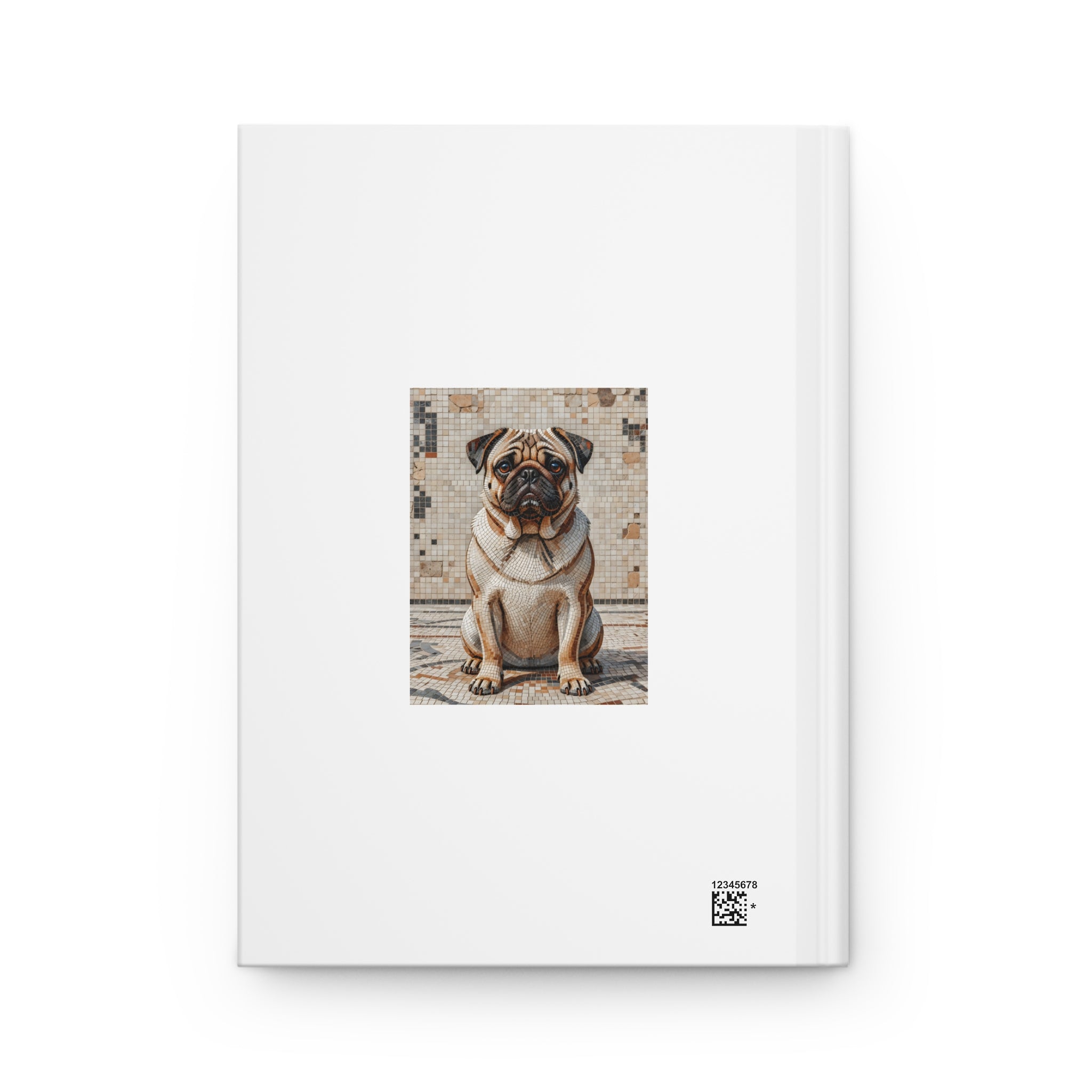 Pug Notebook | Living Work of Art Collection | Mosaic Style