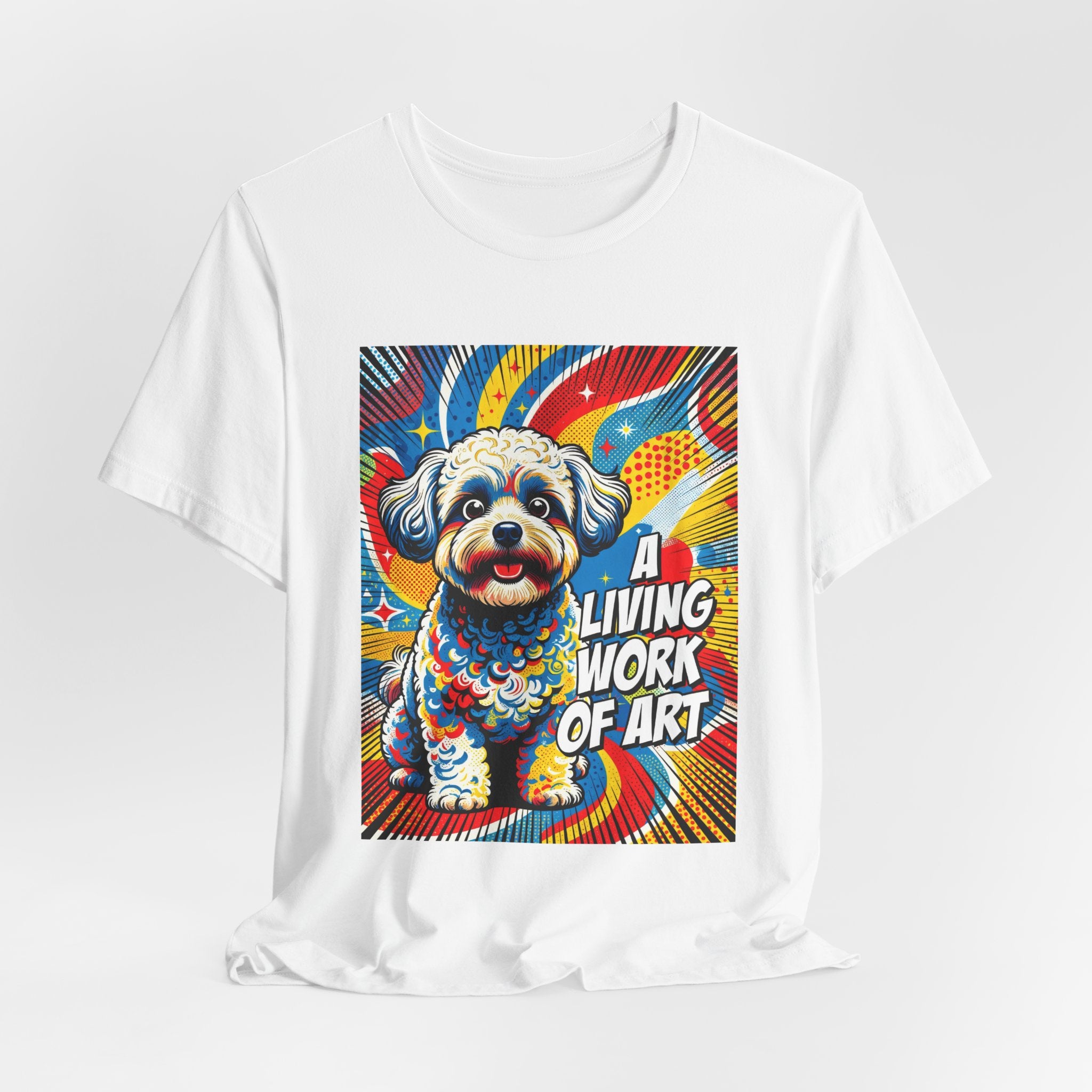 Shih-Poo T Shirt | Living Work of Art Collection | Pop Art