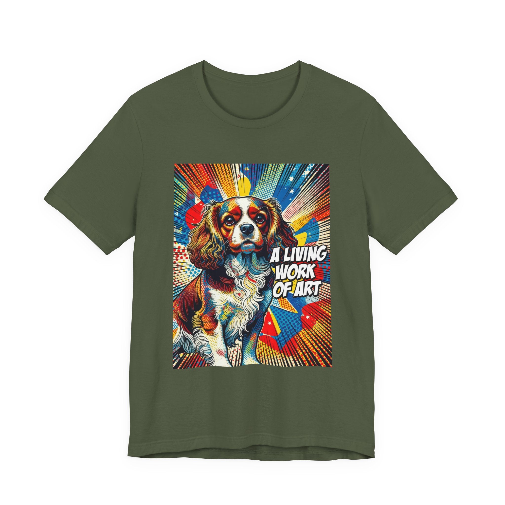 Cavalier King Charles Spaniel T Shirt | Living Work of Art Collection | Pop Art