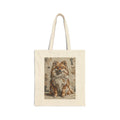 Pomeranian Tote Bag | Living Work of Art Collection | Mosaic Style