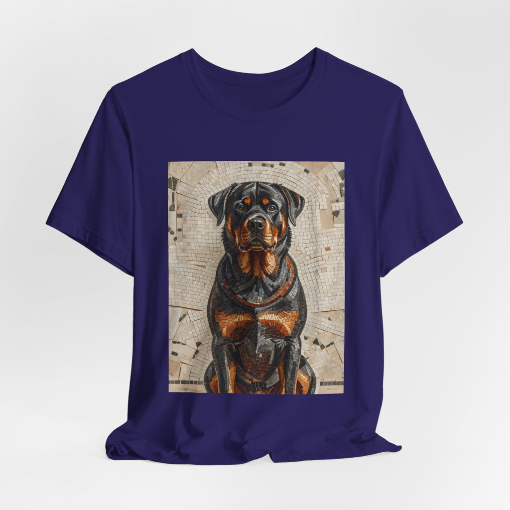 Rottweiler T Shirt | Living Work of Art Collection | Mosaic Style
