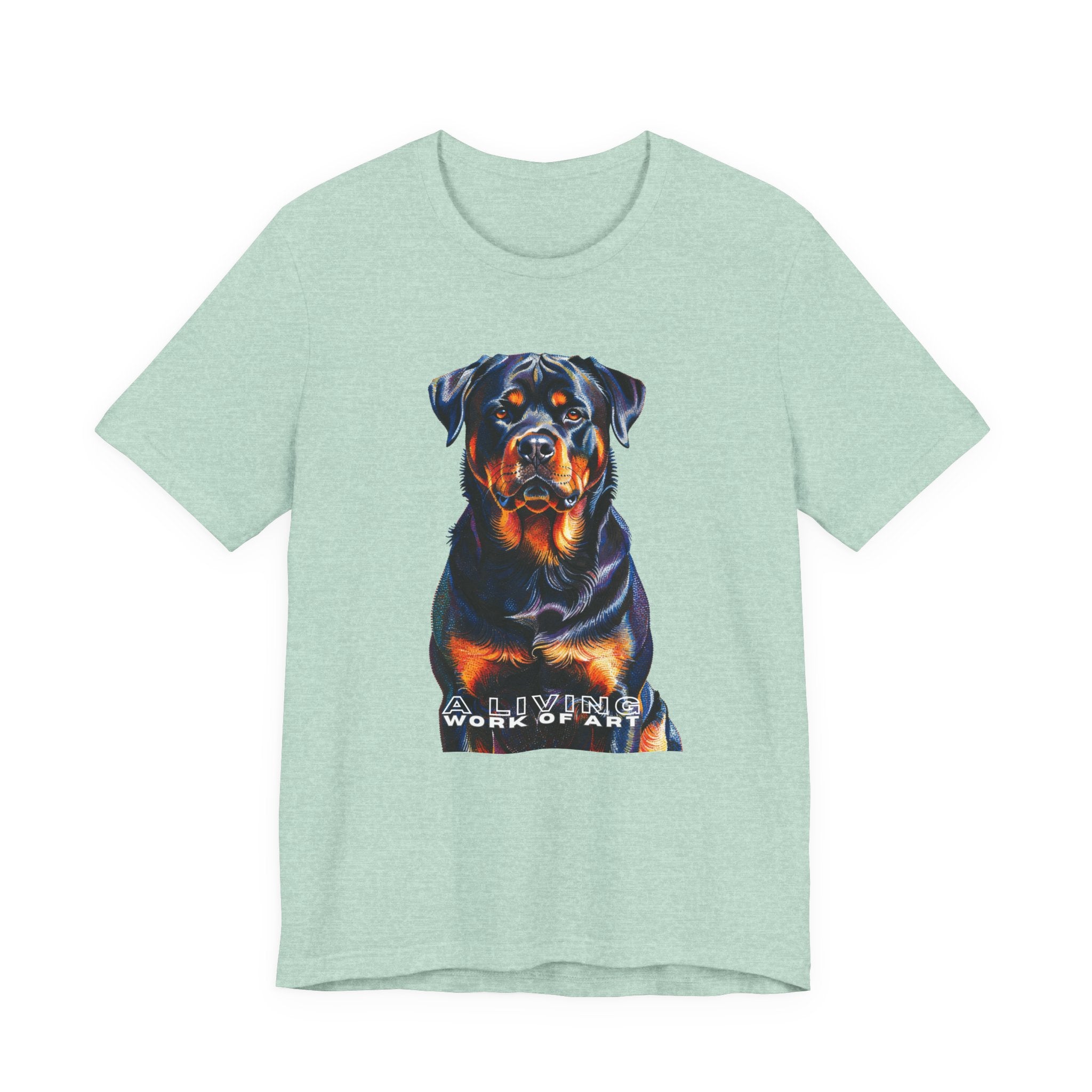 Rottweiler T Shirt | Living Work of Art Collection | Pointillism Style