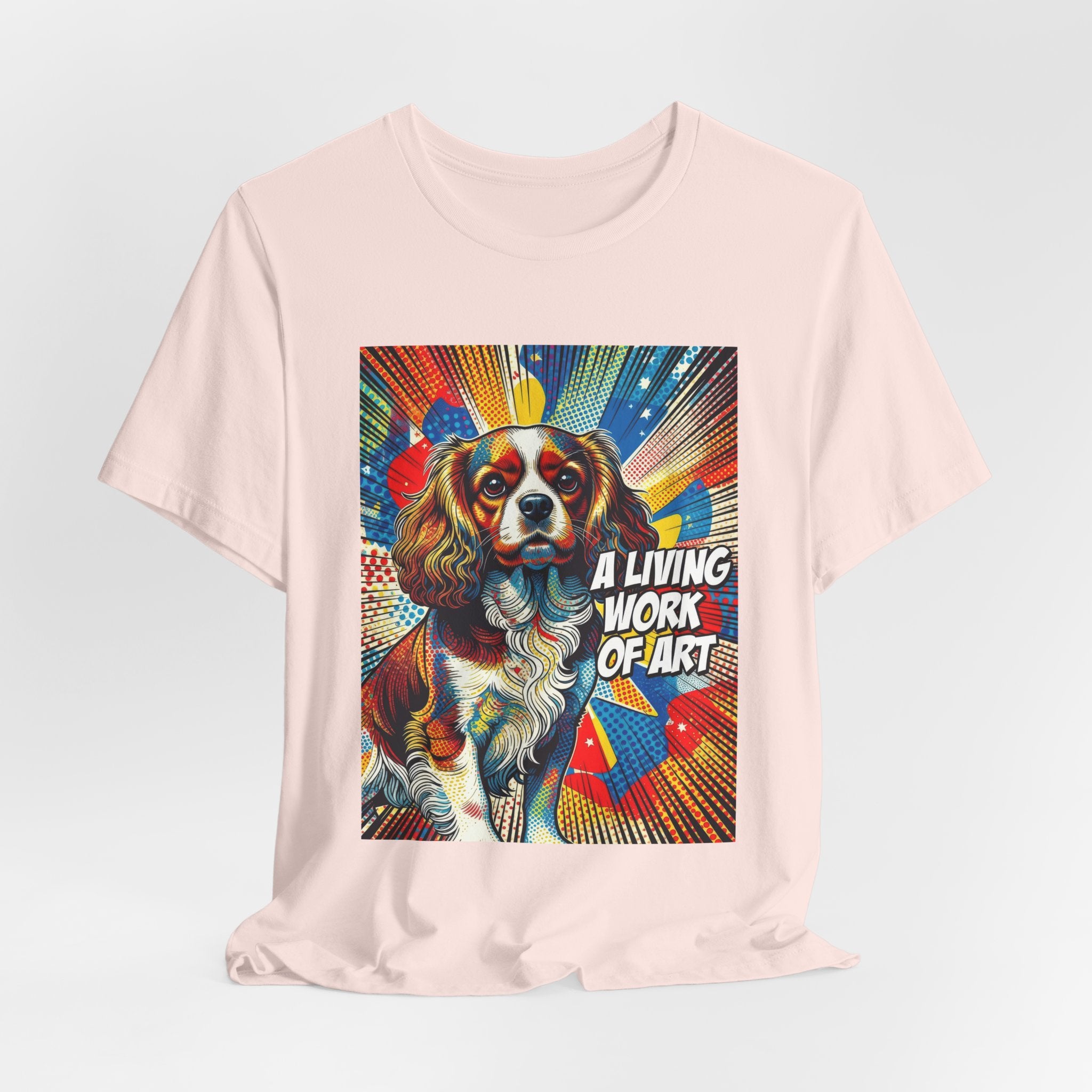 Cavalier King Charles Spaniel T Shirt | Living Work of Art Collection | Pop Art