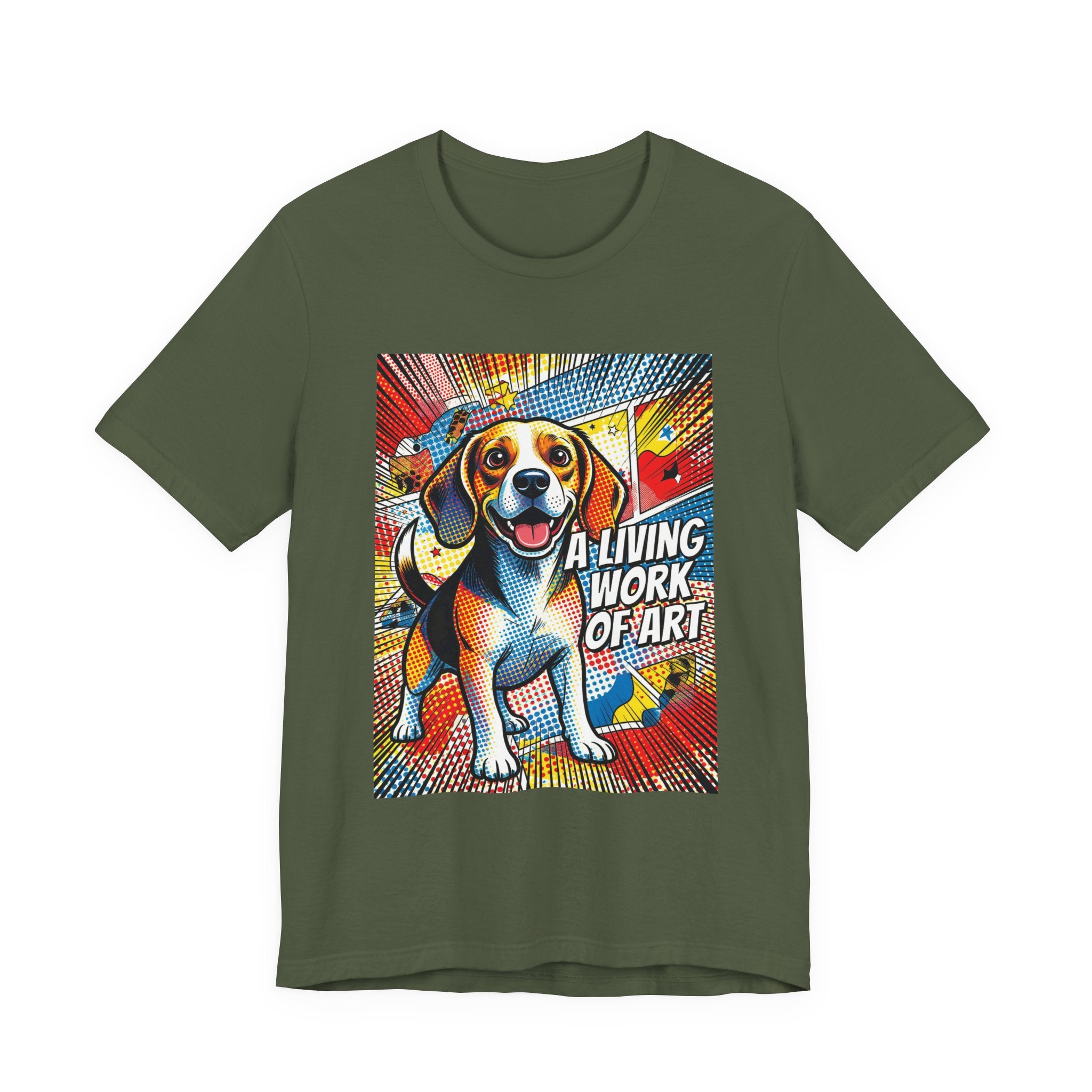 Beagle T Shirt | Living Work of Art Collection | Pop Art