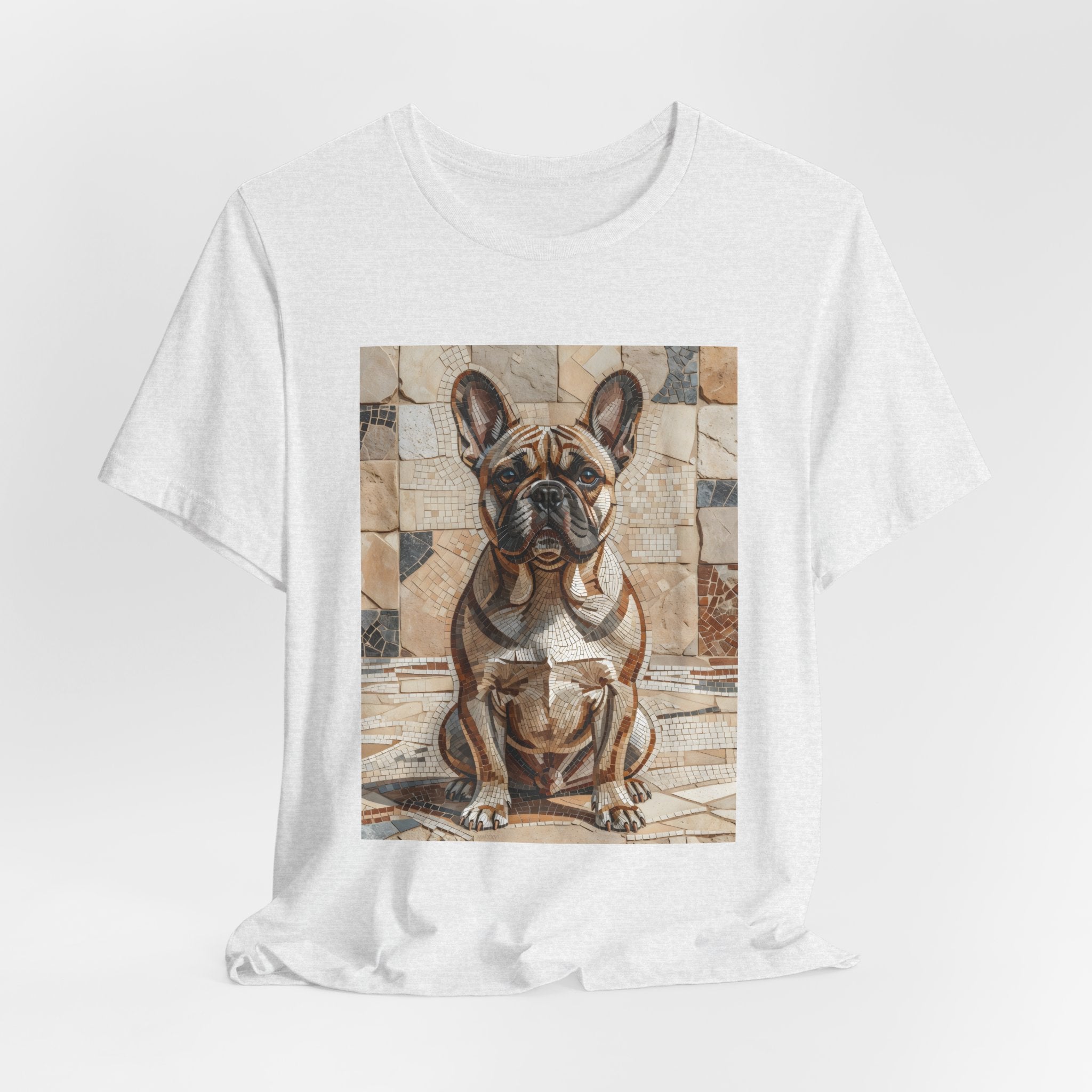 French Bulldog T Shirt | Living Work of Art Collection | Mosaic Style