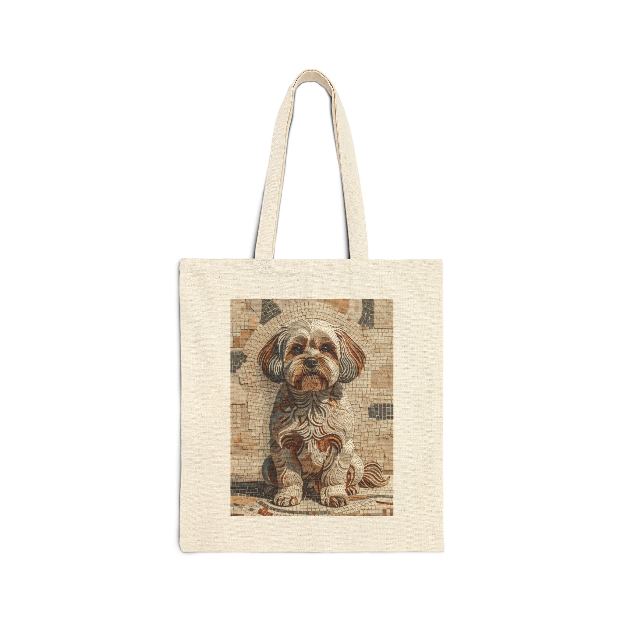 Shih-Poo Tote Bag | Living Work of Art Collection | Mosaic Style