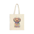 Cavapoo Tote Bag | Living Work of Art Collection | Pointillism Style