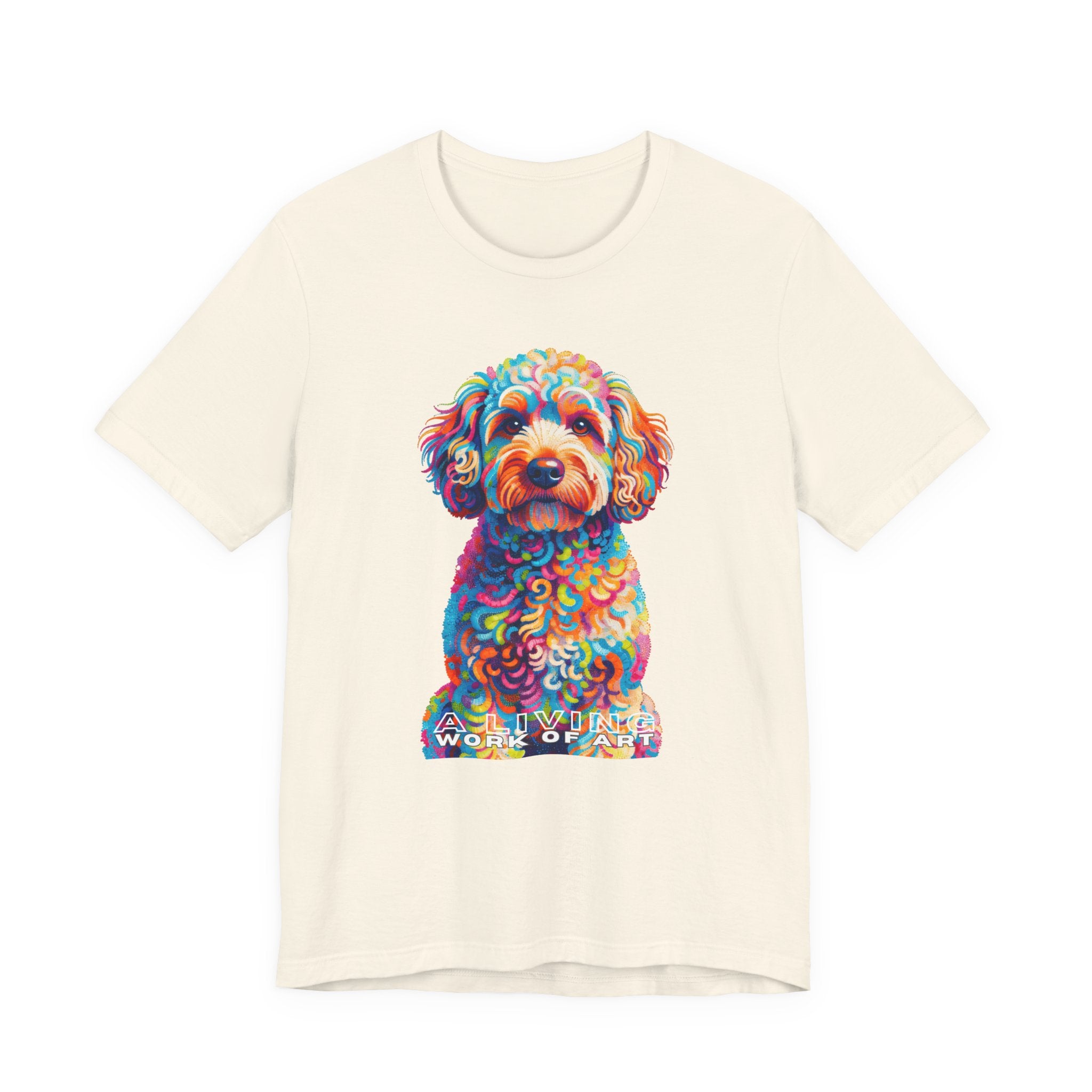 Schnoodle T Shirt | Living Work of Art Collection | Pointillism Style