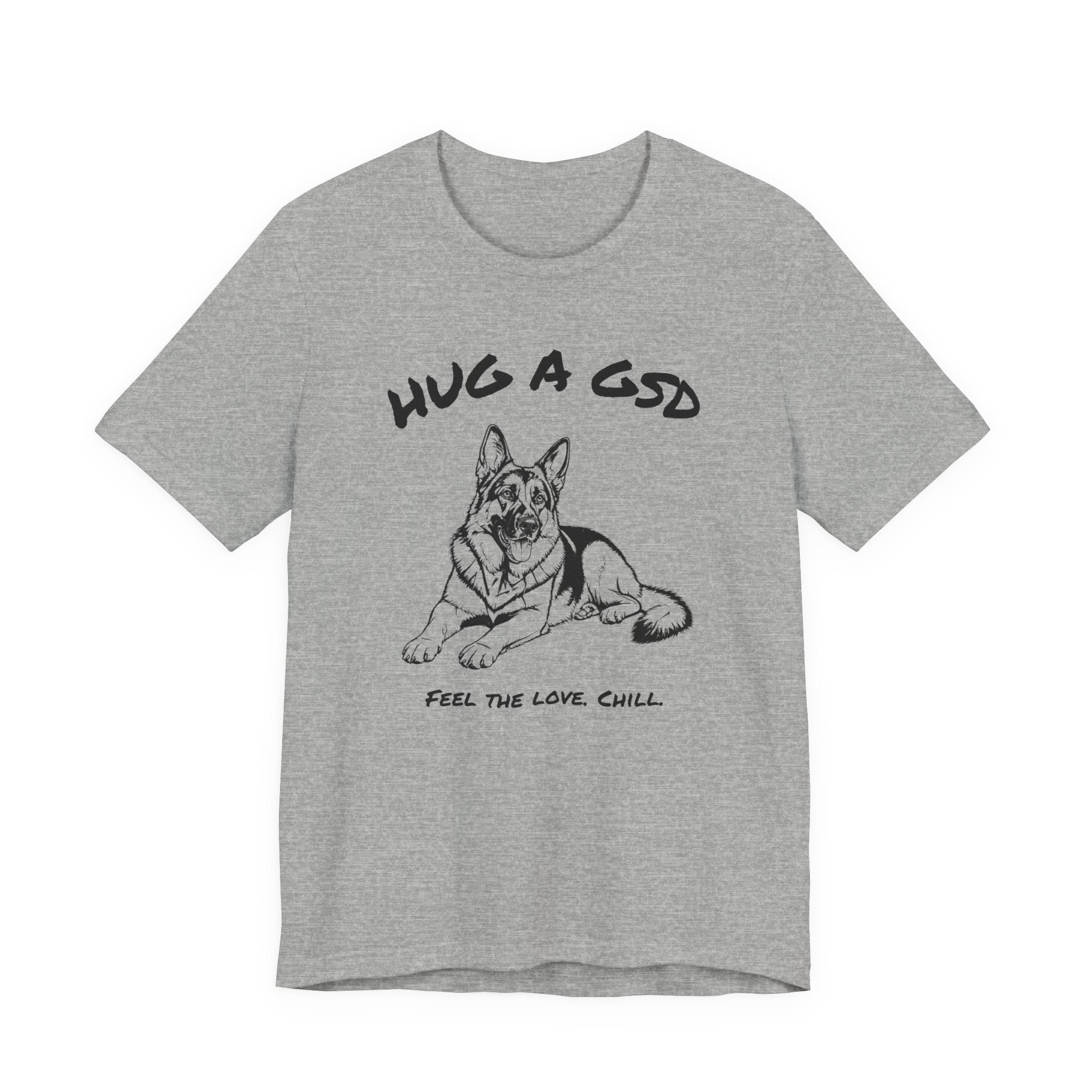 German Shepherd T Shirt | Hug a GSD