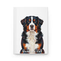 Bernese Mountain Dog Notebook | Living Work of Art Collection | Pointillism Style