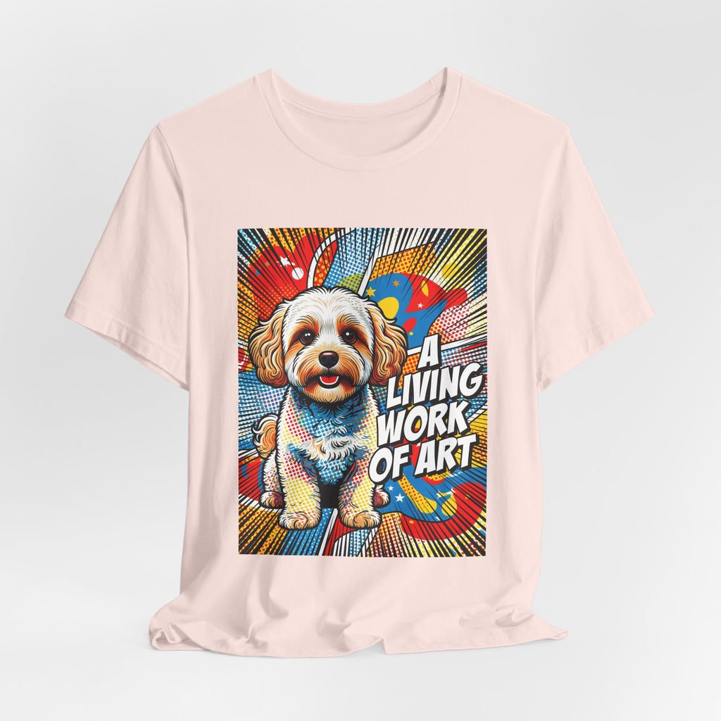 Maltipoo T Shirt | Living Work of Art Collection | Pop Art