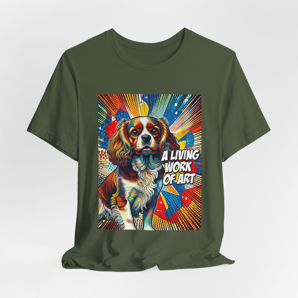 Cavalier King Charles Spaniel T Shirt | Living Work of Art Collection | Pop Art
