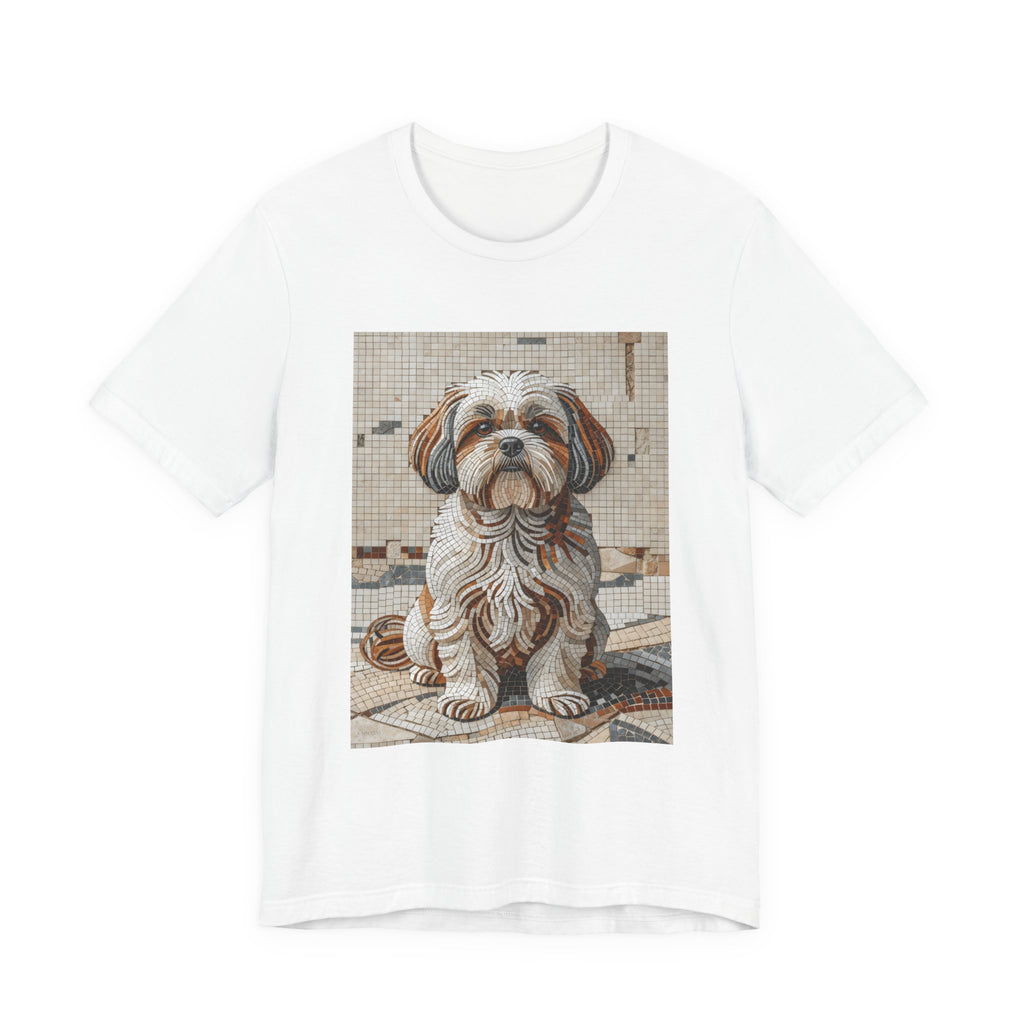 Shih Tzu T Shirt | Living Work of Art Collection | Mosaic Style