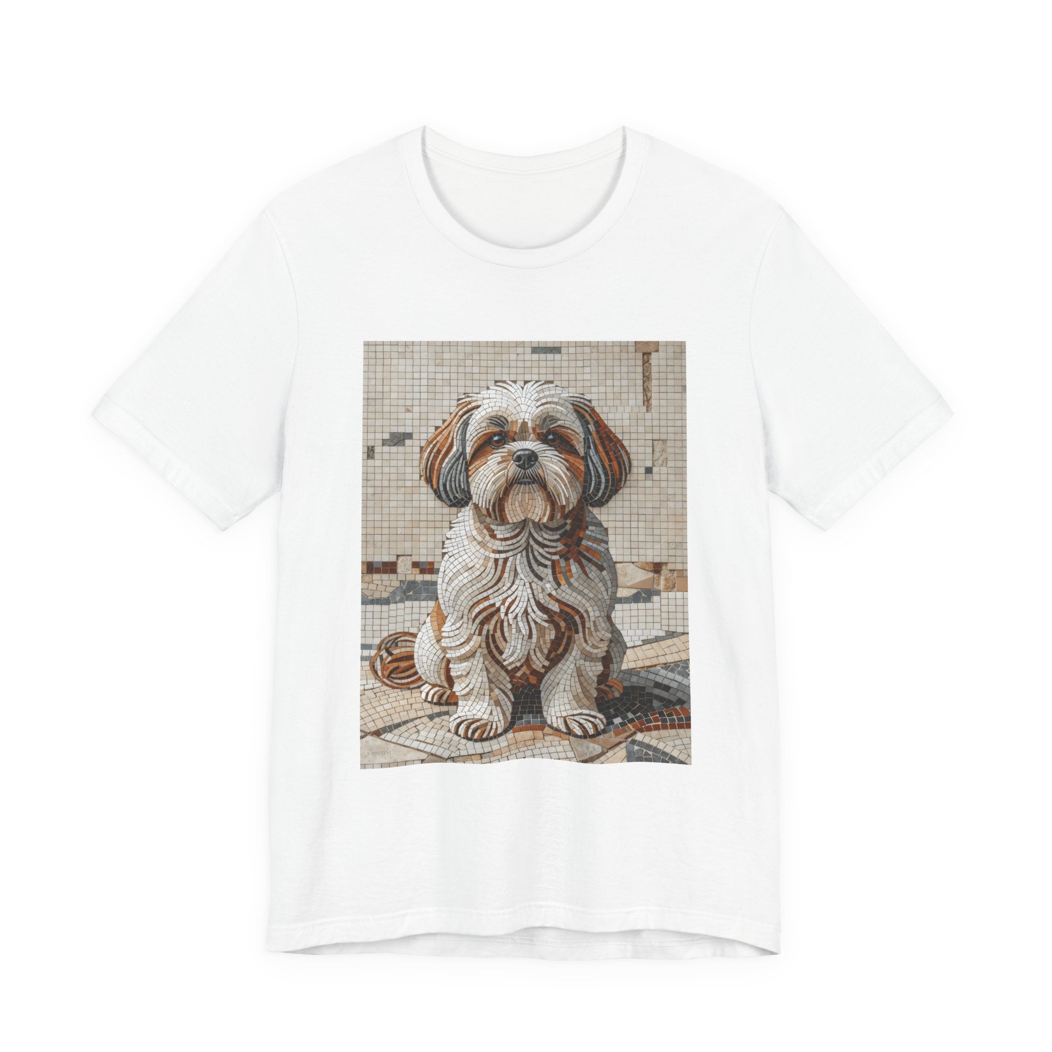 Shih Tzu T Shirt | Living Work of Art Collection | Mosaic Style