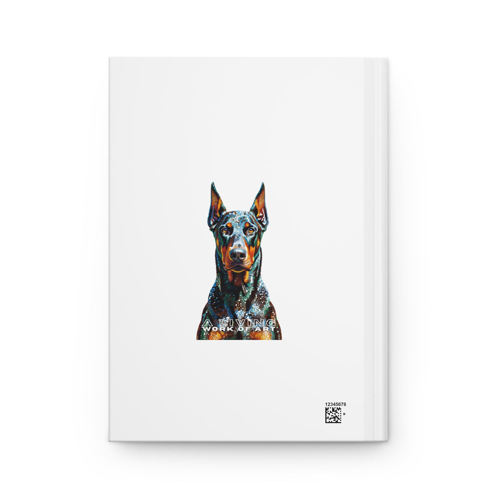 Doberman Pinscher Notebook | Living Work of Art Collection | Pointillism Style