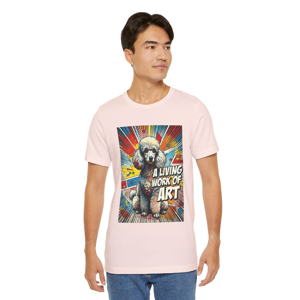 Poodle T Shirt | Living Work of Art Collection | Pop Art