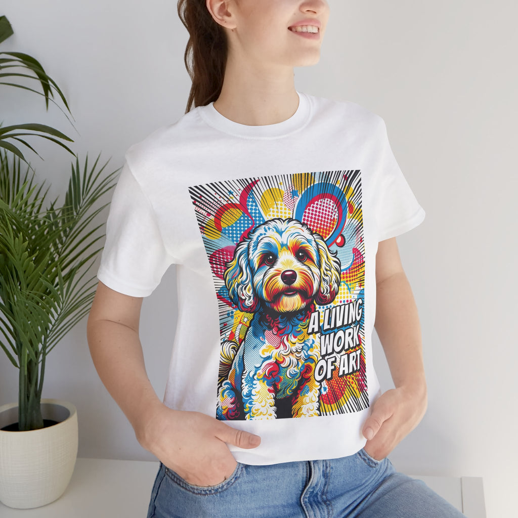 Cavapoo T Shirt | Living Work of Art Collection | Pop Art
