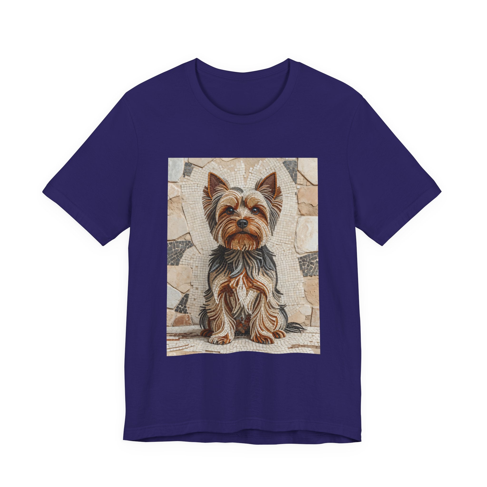Yorkshire Terrier T Shirt | Living Work of Art Collection | Mosaic Style