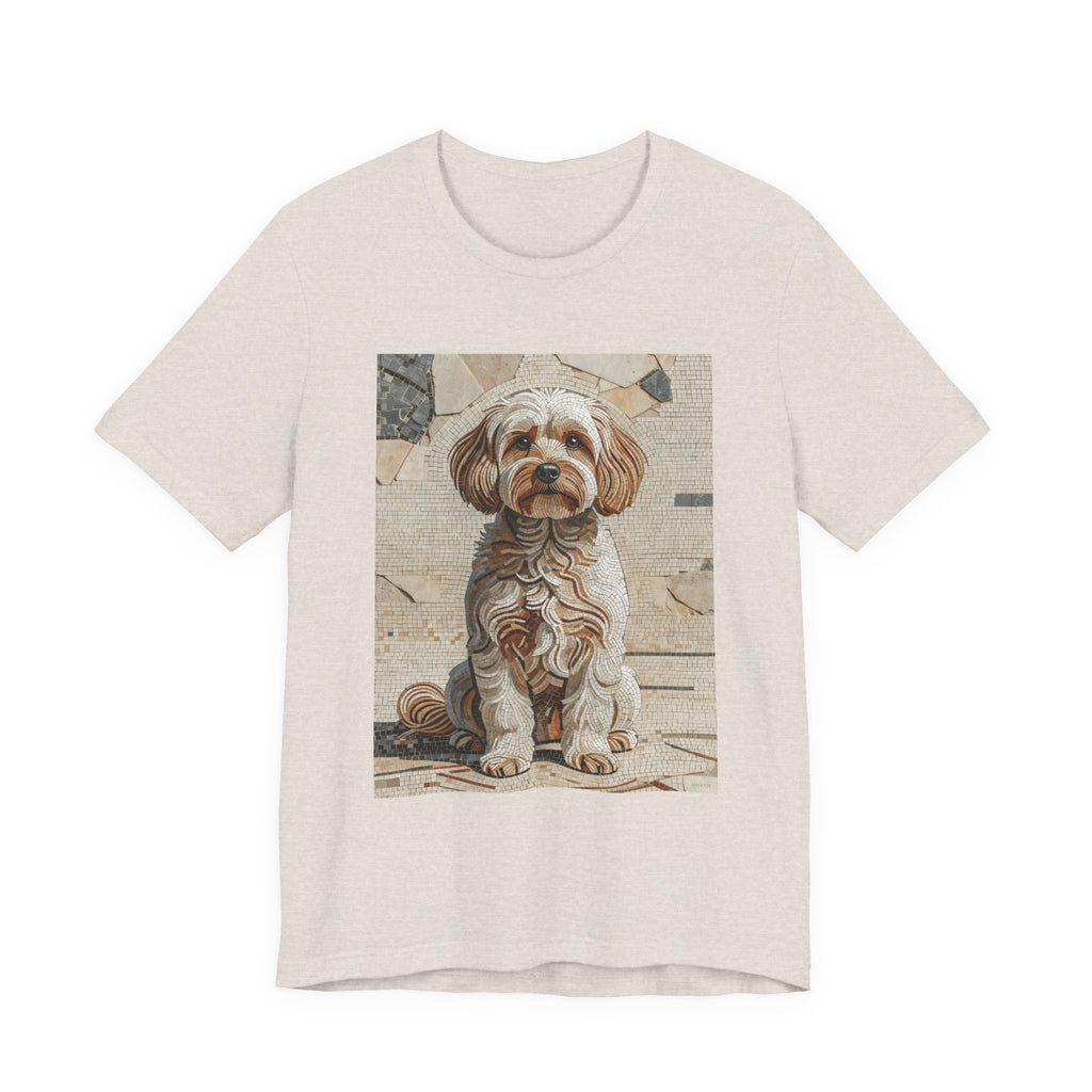 Maltipoo T Shirt | Living Work of Art Collection | Mosaic Style