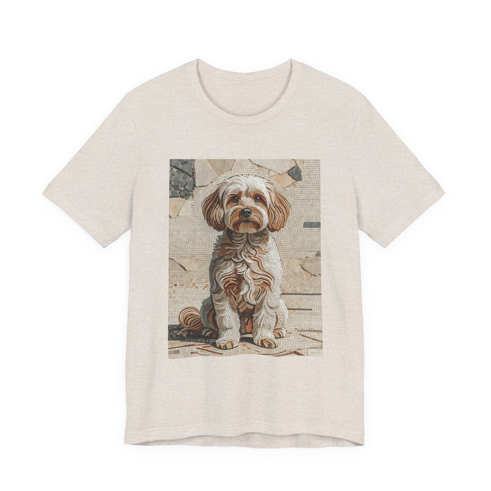 Maltipoo T Shirt | Living Work of Art Collection | Mosaic Style