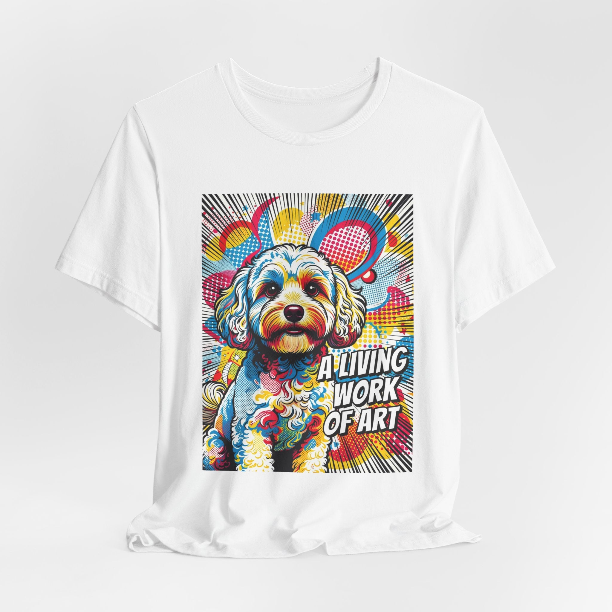 Cavapoo T Shirt | Living Work of Art Collection | Pop Art