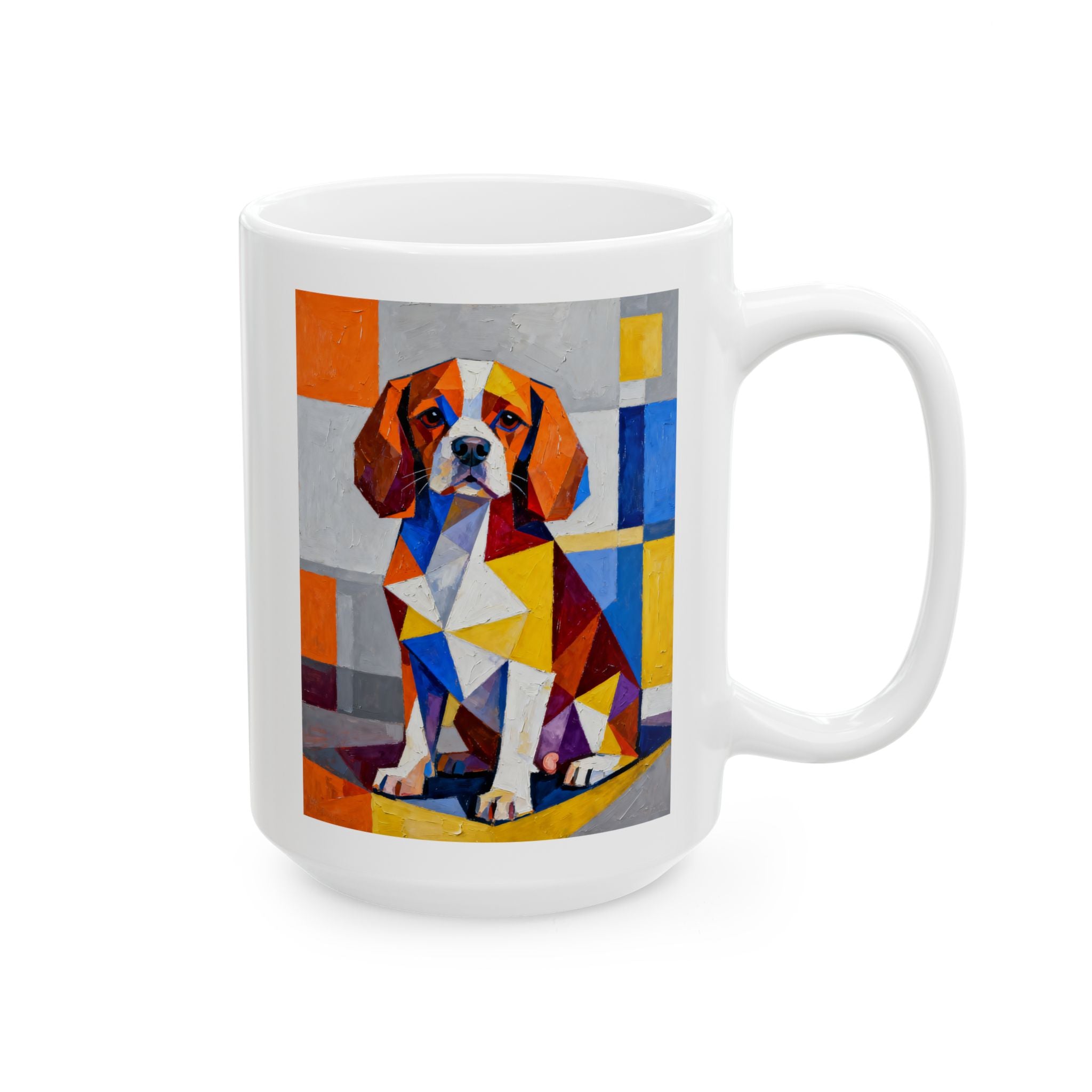 Cavalier King Charles Spaniel Coffee Mug | Living Work of Art Collection | Cubist Style