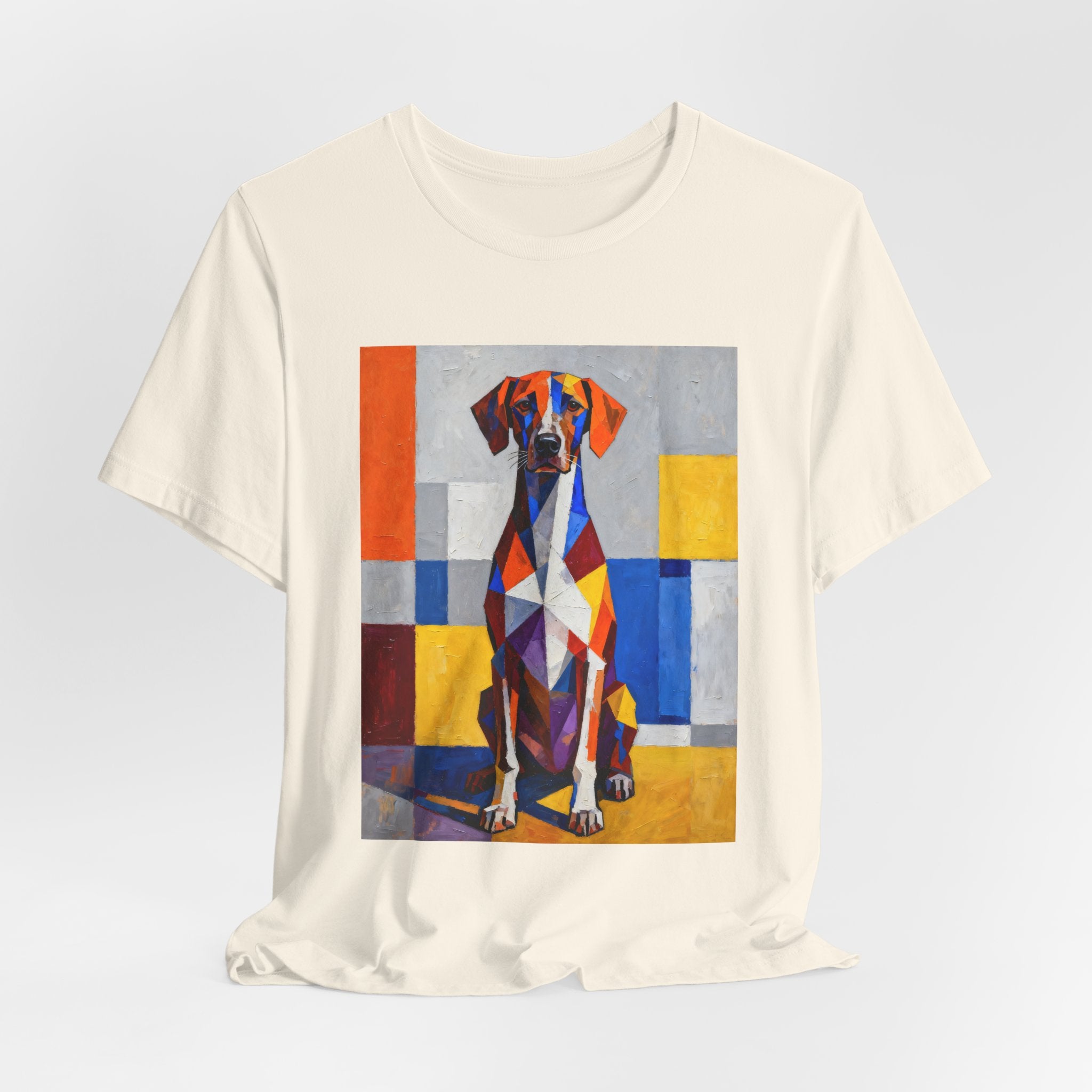 German Shorthaired Pointer T Shirt | Living Work of Art Collection | Cubist Style