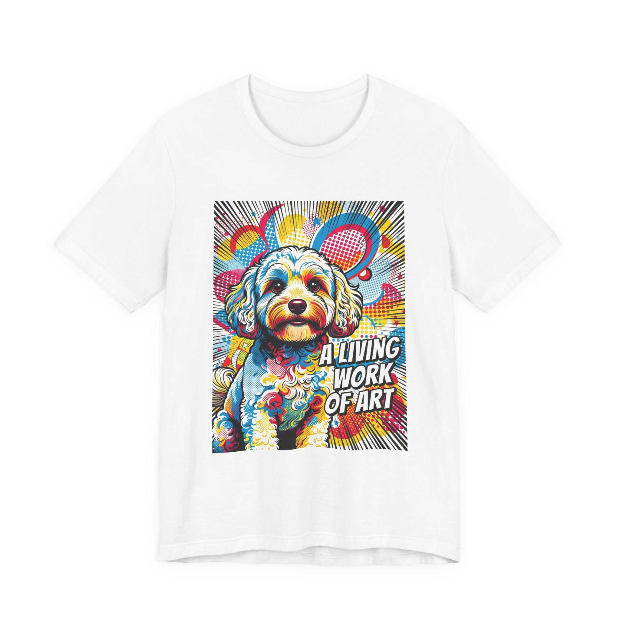 Cavapoo T Shirt | Living Work of Art Collection | Pop Art