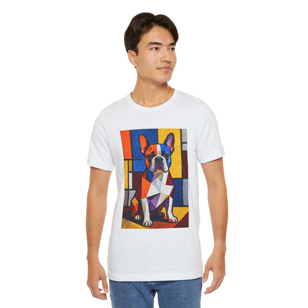 French Bulldog T Shirt | Living Work of Art Collection | Cubist Style