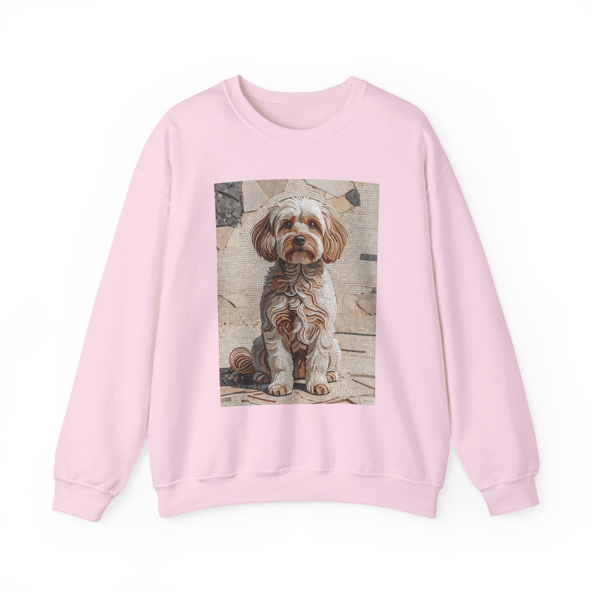 Maltipoo Sweatshirt | Living Work of Art Collection | Mosaic Style