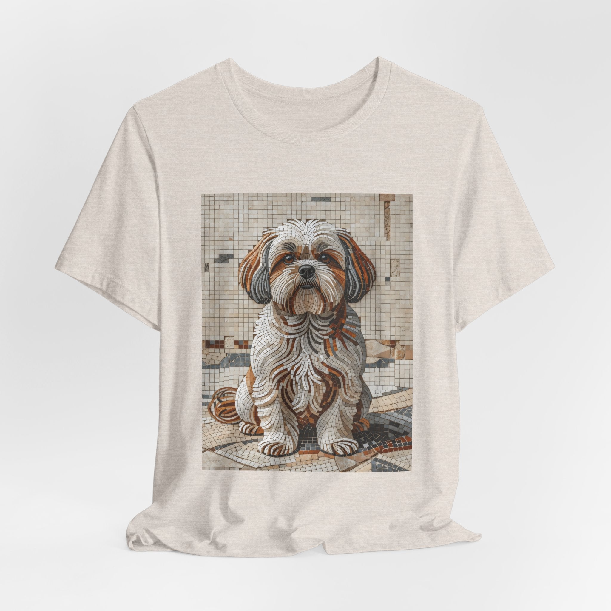 Shih Tzu T Shirt | Living Work of Art Collection | Mosaic Style