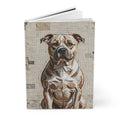 Staffordshire Bull Terrier Notebook | Living Work of Art Collection | Mosaic Style
