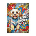 Maltipoo Canvas Wall Art | Living Work of Art Collection | Pop Art Print