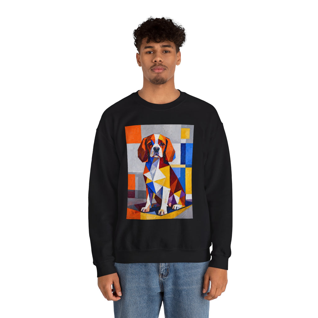Cavalier King Charles Spaniel Sweatshirt | Living Work of Art Collection | Cubist Style