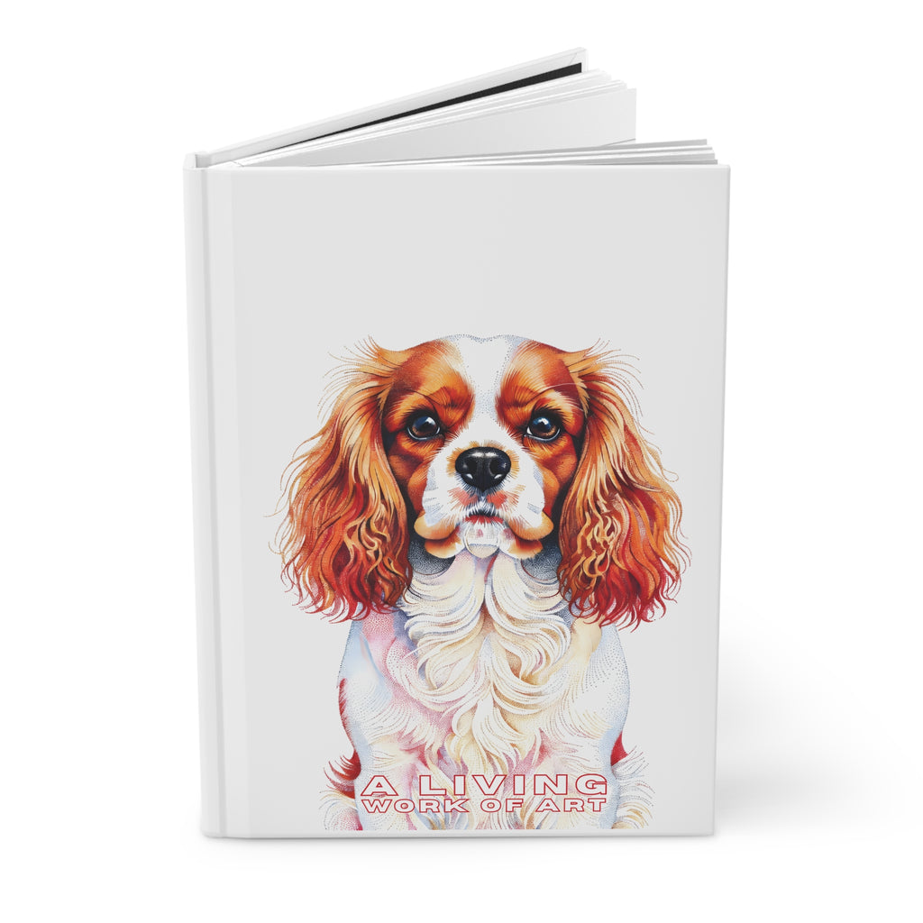 Cavalier King Charles Spaniel Notebook | Living Work of Art Collection | Pointillism Style