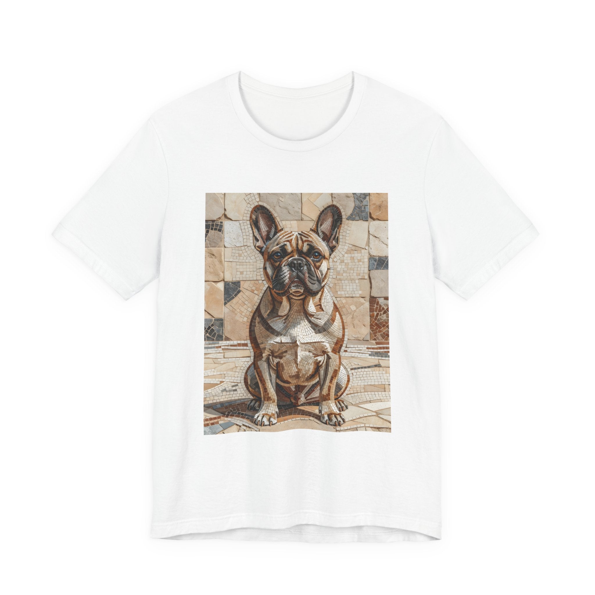 French Bulldog T Shirt | Living Work of Art Collection | Mosaic Style