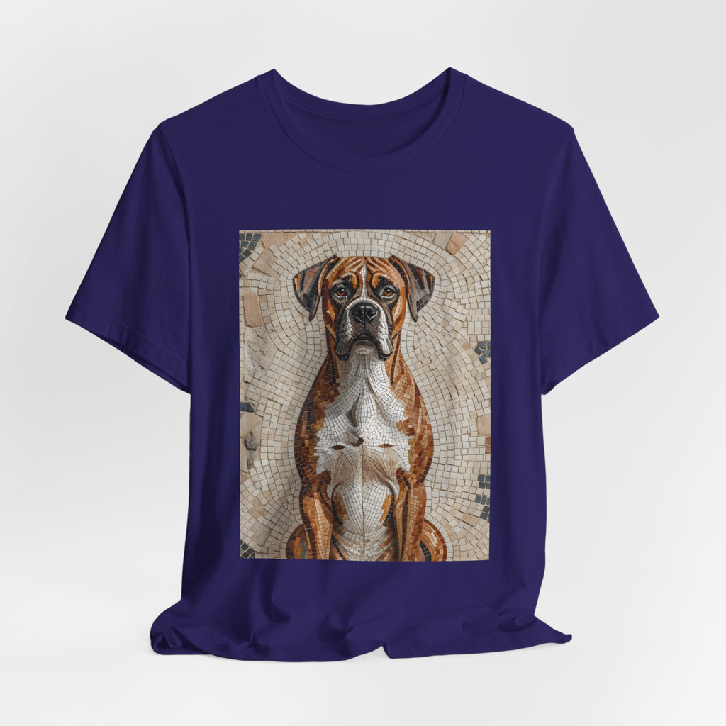 Boxer T Shirt | Living Work of Art Collection | Mosaic Style