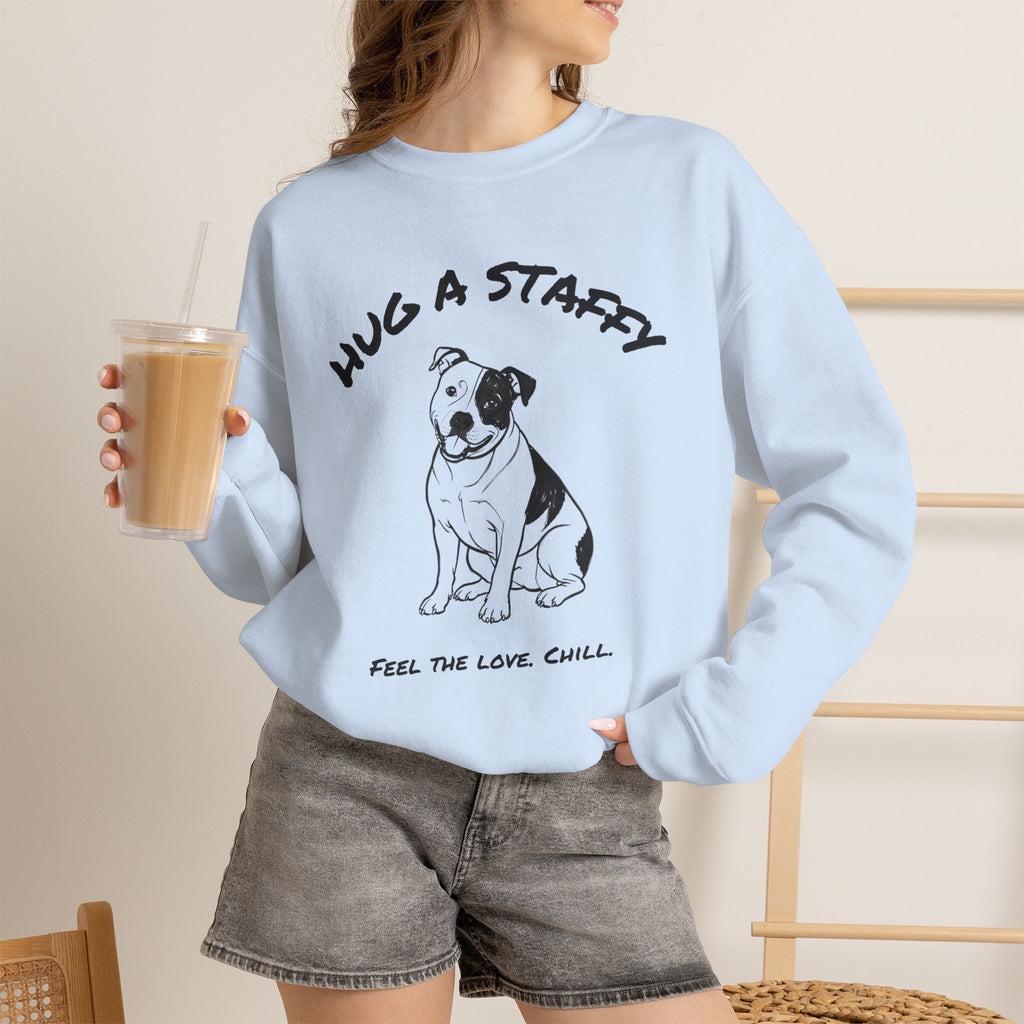 Staffordshire Bull Terrier Sweatshirt | Hug A Staffy