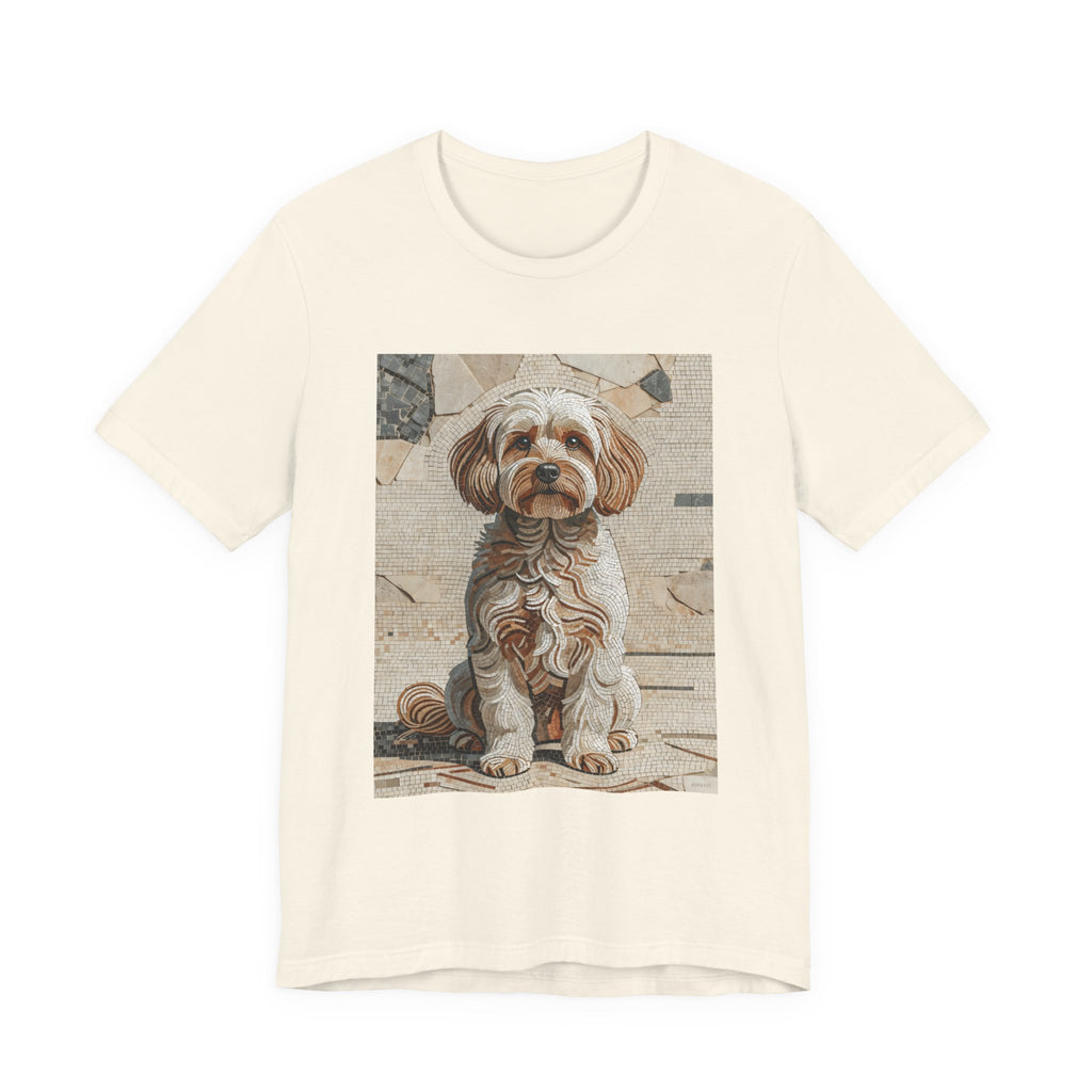 Maltipoo T Shirt | Living Work of Art Collection | Mosaic Style