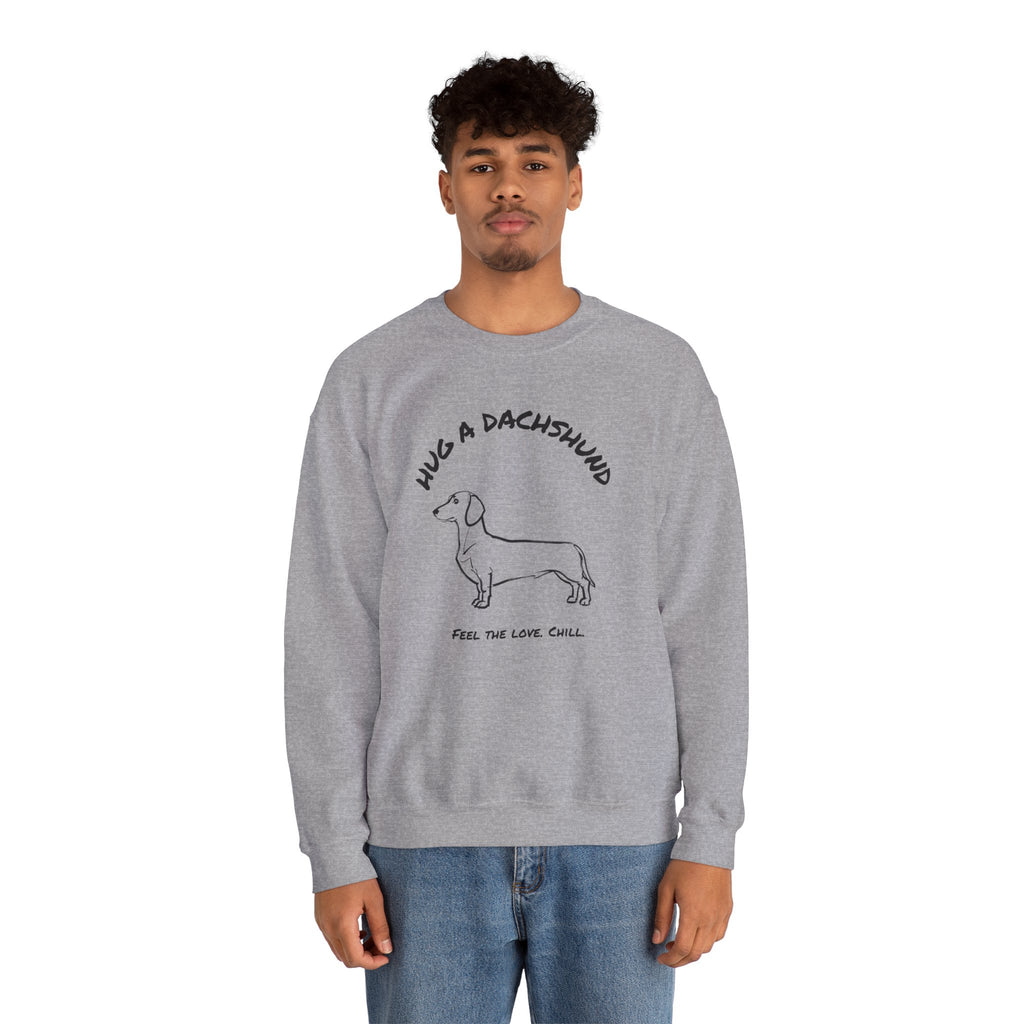 Dachshund Sweatshirt | Hug A Dachshund